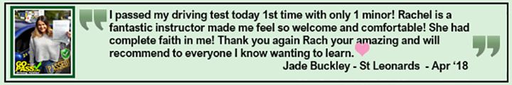 Testimonial from Jade Buckley