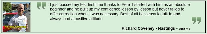 Testimonial from Richard Coveney