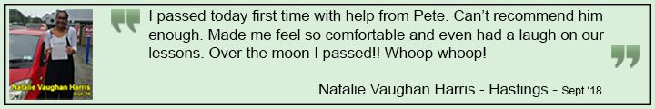 Testimonial from Natalie Vaughan Harris