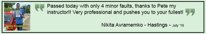 Testimonial from Nikita Avramemko